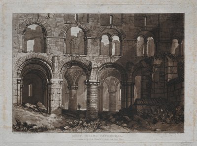 Studiebog: Holy Island Cathedral. af Joseph Mallord William Turner