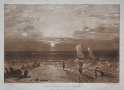 Studiebog: Mildmay Sea-piece af Joseph Mallord William Turner