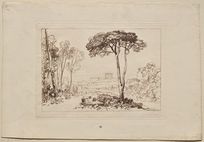 Studiebog: Scene på landet af Joseph Mallord William Turner