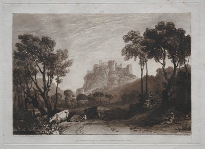 Liber Studiorum: Slottet over engene af Joseph Mallord William Turner