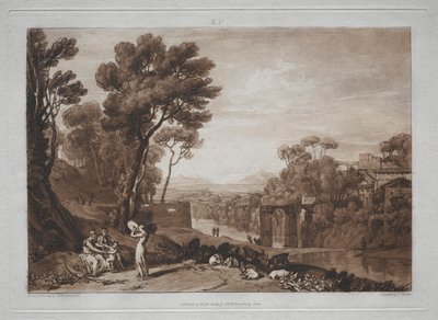 Liber Studiorum: Kvinden og tamburinen af Joseph Mallord William Turner