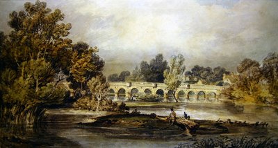 Maidenhead Bridge (akvarel på papir) af Joseph Mallord William Turner