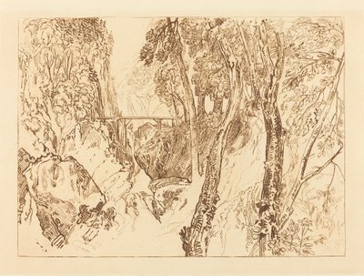 Mølle nær Grand Chartreuse af Joseph Mallord William Turner