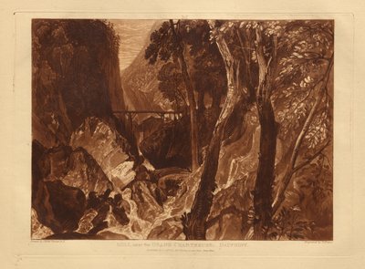 Mølle nær Grande Chartreuse af Joseph Mallord William Turner