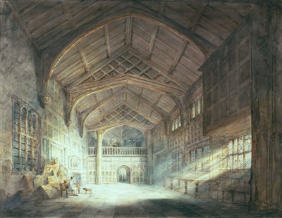 Mitton Hall, Lancashire af Joseph Mallord William Turner