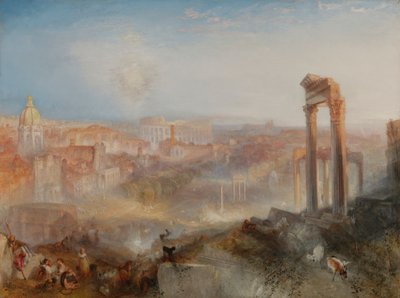 Det moderne Rom, Campo Vaccino af Joseph Mallord William Turner