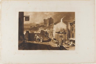 Morpeth, plade 21 fra Studiebogen af Joseph Mallord William Turner