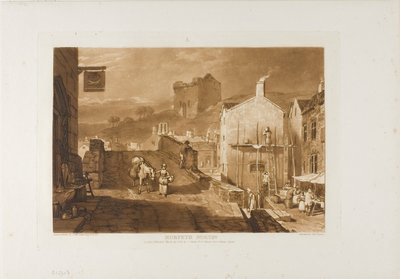 Morpeth, plade 21 fra Studiebogen af Joseph Mallord William Turner