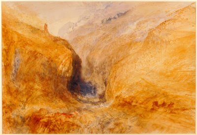 Mountainous Landscape / af Turner. af Joseph Mallord William Turner