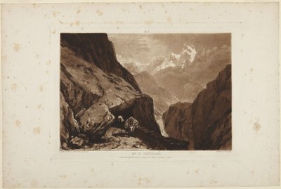 Sankt Gotthard-passet af Joseph Mallord William Turner