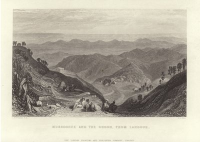 Mussoorie og Dhoon af Joseph Mallord William Turner