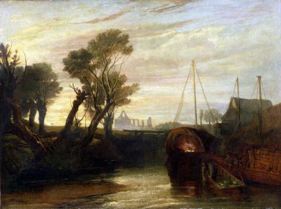 Newark Abbey af Joseph Mallord William Turner
