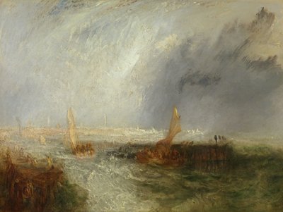 Oostende, 1844. af Joseph Mallord William Turner
