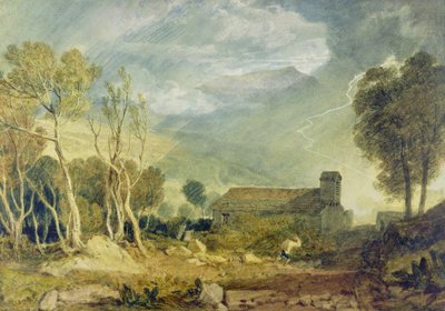 Patterdale Old Church, ca. 1810-15 (akvarel over grafit på papir) af Joseph Mallord William Turner