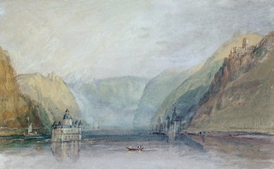 Pfalz (akvarel på papir) af Joseph Mallord William Turner