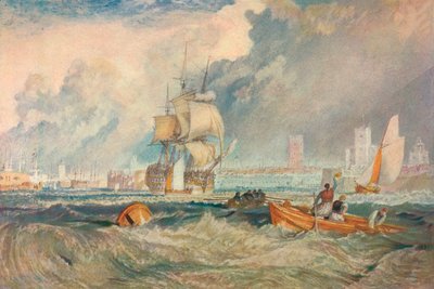 Portsmouth, c1824-5, 1905 af Joseph Mallord William Turner