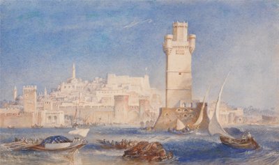 Rhodos af Joseph Mallord William Turner