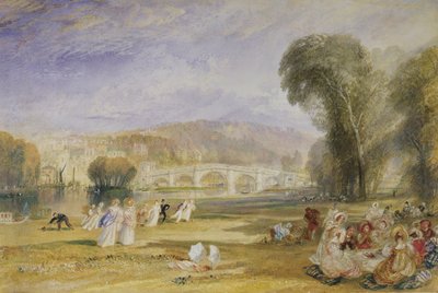 Richmond Hill and Bridge, Surrey, ca. 1828-9 af Joseph Mallord William Turner