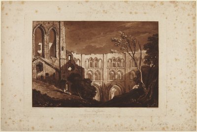 Rievaulx Abbey, Yorkshire af Joseph Mallord William Turner