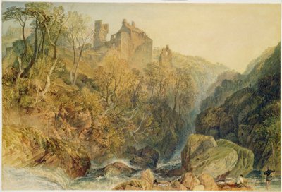 Rosslyn Castle, Midlothian (akvarel og gouache på papir) af Joseph Mallord William Turner