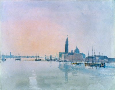San Giorgio Maggiore fra Dogana, 1819. af Joseph Mallord William Turner
