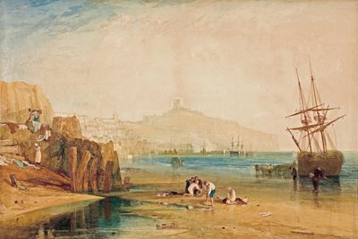 Scarborough, morgen, drenge fanger krabber, ca. 1810 af Joseph Mallord William Turner