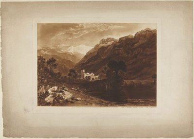 Scene i Alperne af Joseph Mallord William Turner