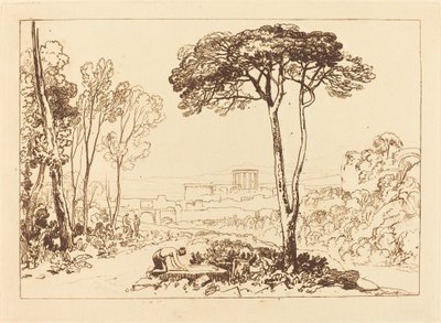 Scene i Campagnaen af Joseph Mallord William Turner