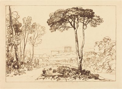 Scene i Campagnaen af Joseph Mallord William Turner