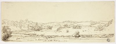 Scener på Kibble nær Little Milton Hall, Lancashire af Joseph Mallord William Turner