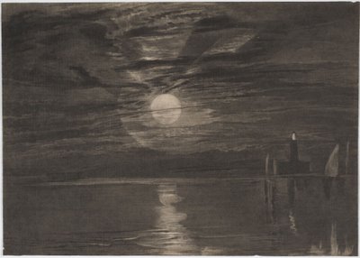 Shields Fyrtårn af Joseph Mallord William Turner
