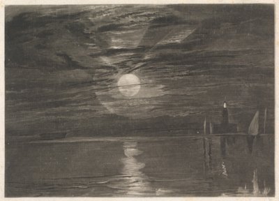 Shields Fyrtårn af Joseph Mallord William Turner