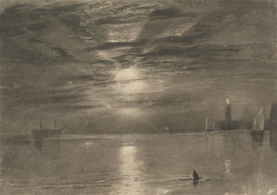 Shields Fyrtårn af Joseph Mallord William Turner