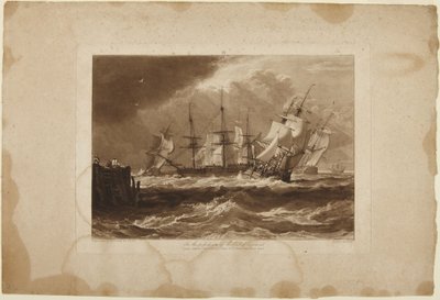 Skibe i en brise af Joseph Mallord William Turner