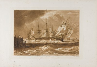 Sendes i en brise, plade 10 fra Liber Studiorum af Joseph Mallord William Turner