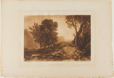 Solitude, plade 53 fra Studiebogen af Joseph Mallord William Turner