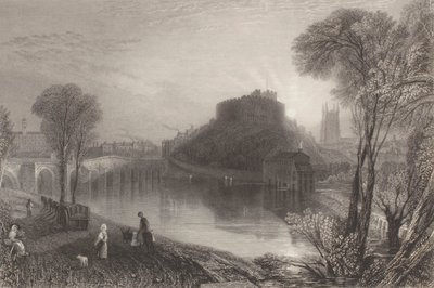Tamworth Castle, Staffordshire af Joseph Mallord William Turner