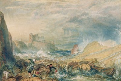Tantallon Slot af Joseph Mallord William Turner