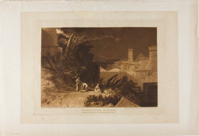 Egyptens tiende plage, plade 61 fra Liber Studiorum af Joseph Mallord William Turner