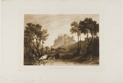 Slottet over engene, tavle 8 fra Liber Studiorum af Joseph Mallord William Turner