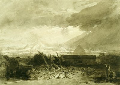 Egyptens femte plage af Joseph Mallord William Turner