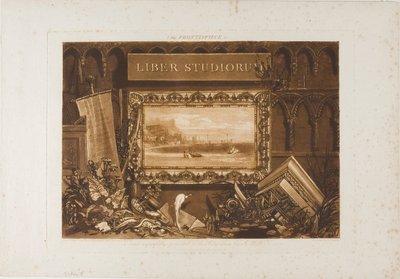 Forsiden til Liber Studiorum af Joseph Mallord William Turner