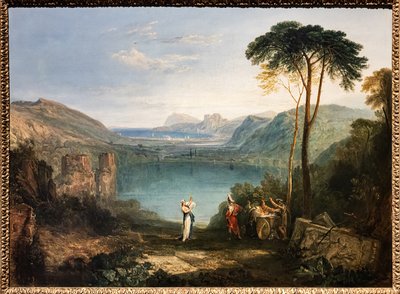 Avernus-søen, Aeneas, Cumaean Sybil af Joseph Mallord William Turner