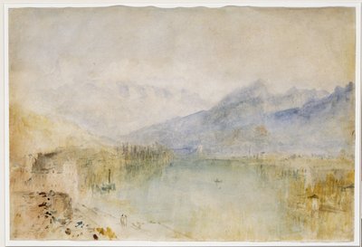 Thun-søen, ca. 1844 af Joseph Mallord William Turner