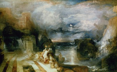 Heltens og Leanders Afsked af Joseph Mallord William Turner