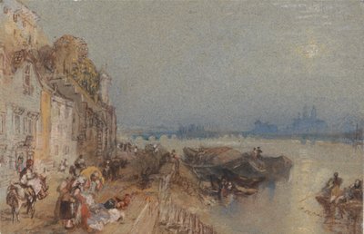 Tours, set bagud af Joseph Mallord William Turner