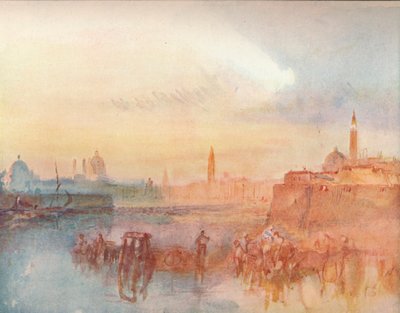 Venedig: Salut fra S. Giorgio Maggiore, 1909 af Joseph Mallord William Turner