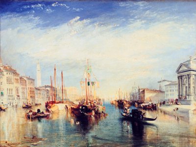 Venedig, fra våbenhuset til Madonna della Salute, c1835 af Joseph Mallord William Turner