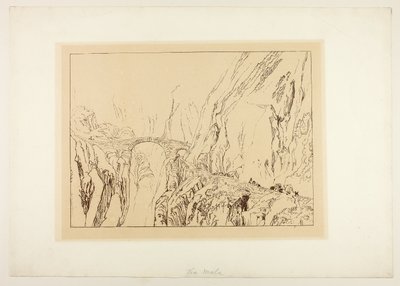Via Mala af Joseph Mallord William Turner