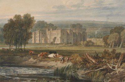 Udsigt over Hampton Court, Herefordshire, set fra sydøst af Joseph Mallord William Turner